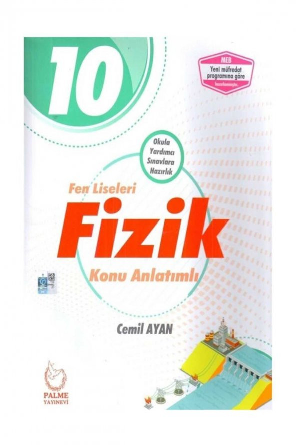 Palme Yayınları 10. Sınıf Fen Liseleri Fizik Konu Anlatımlı