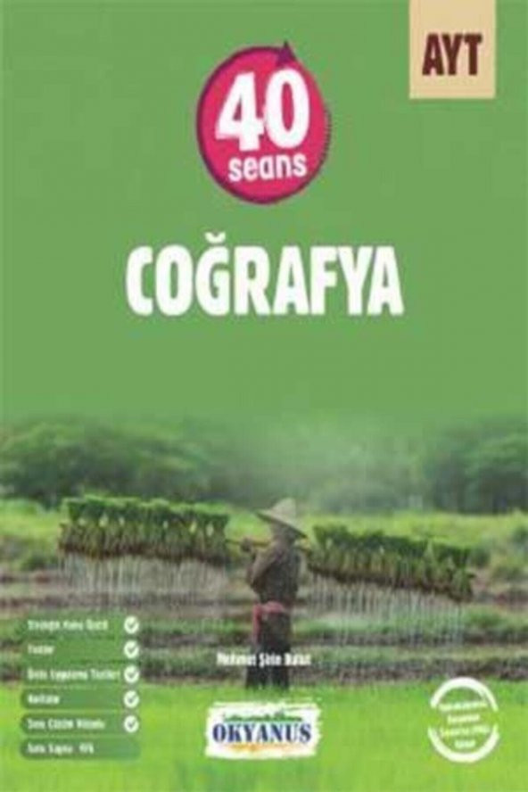 Okyanus Ayt Coğrafya 40 Seans Okyanus Yayınları