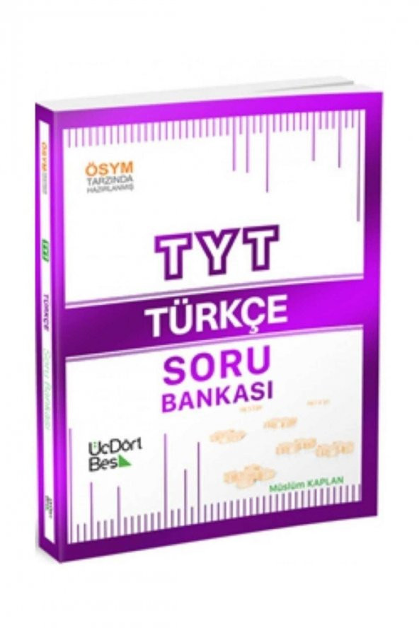 Üçdörtbeş Yayınları Tyt Türkçe Soru Bankası