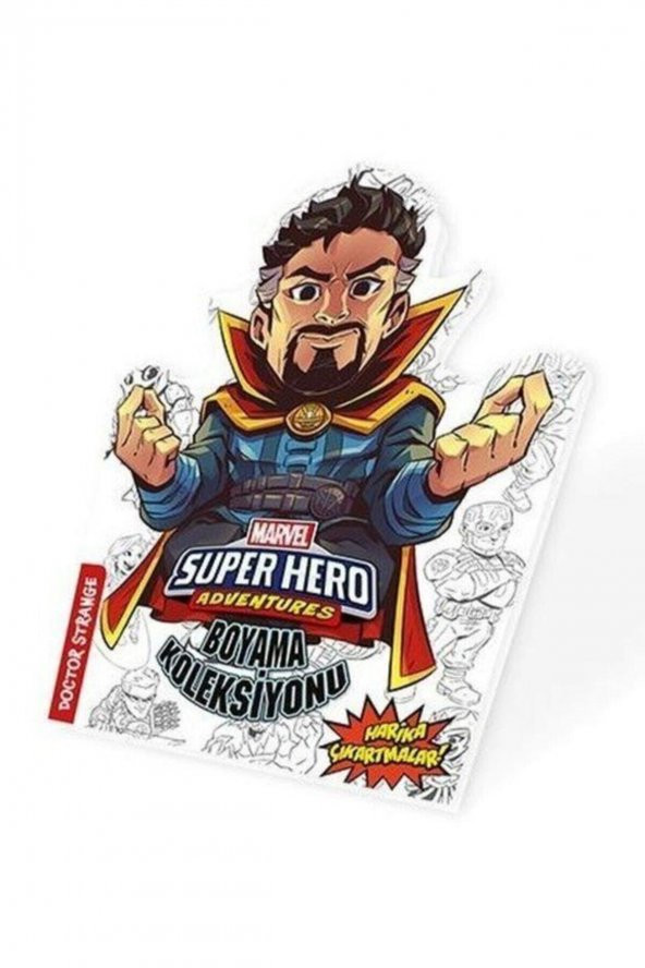 Dr. Strainge Marvel Süper Kahramanlar Boyama Koleksiyonu - 1