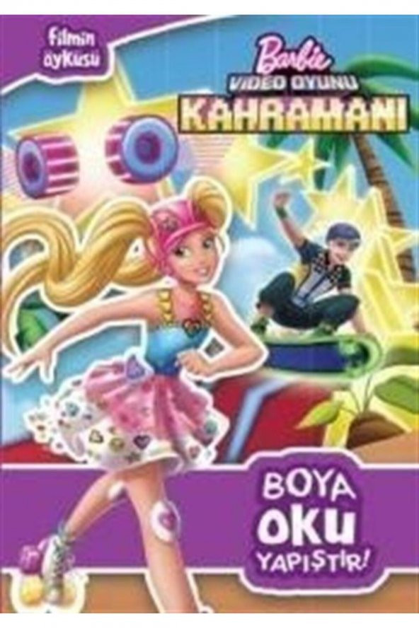 Barbie Video Oyunu Kahramanı Boya Oku Yapıştır