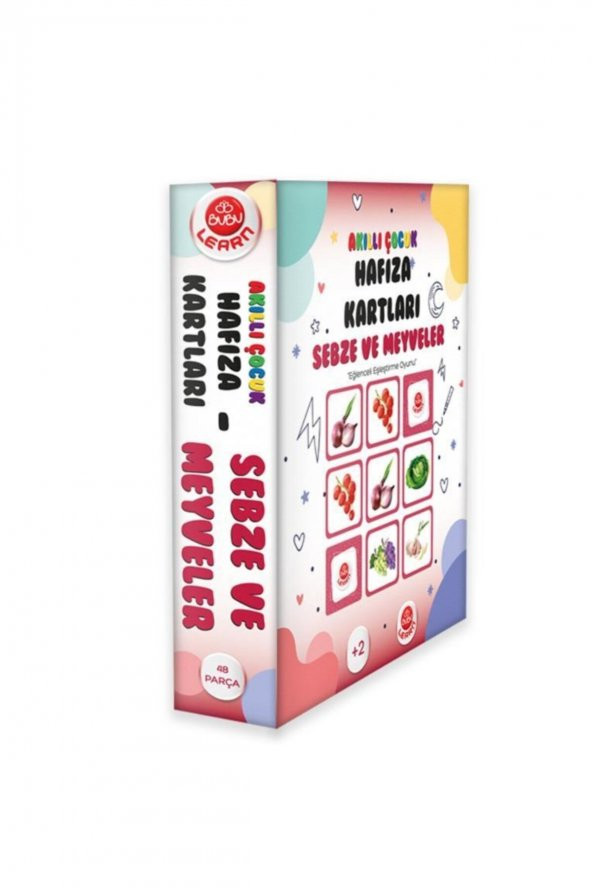 Bu-Bu Akıllı Çocuk Hafıza Kartı Sebze Ve Meyveler ürün görseli