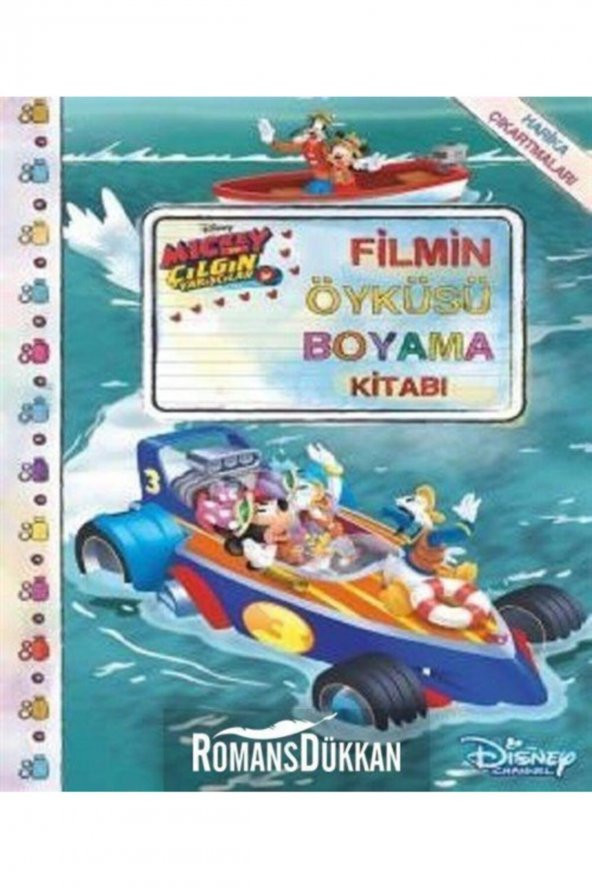Mickey Çılgın Yarışçılar Filmin Öyküsü-boyama Kitabı ürün görseli