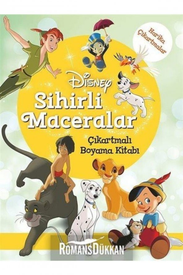 Disney Sihirli Maceralar Çıkartmalı Boyama Kitabı