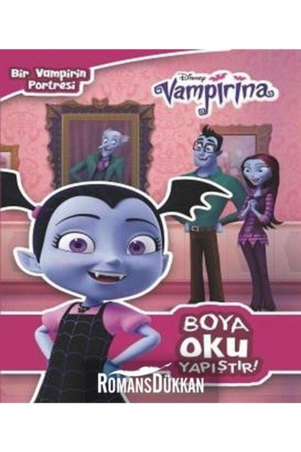 Disney Vampirina Bir Vampirin Portresi Boya Oku Yapıştır