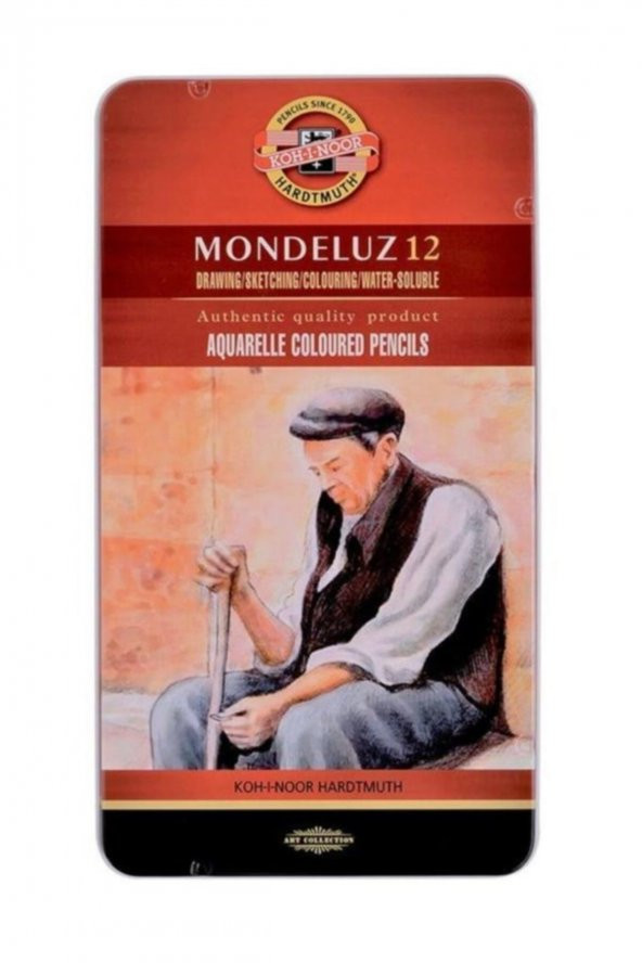 Koh-i-Noor Mondeluz Aquarell Kalem Seti Borwn Line ürün görseli 1