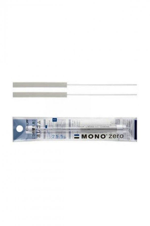 Mono Zero 2.5 X 5 Mm Yassı Uçlu Kalem Silgi Yedeği 2`li Paket