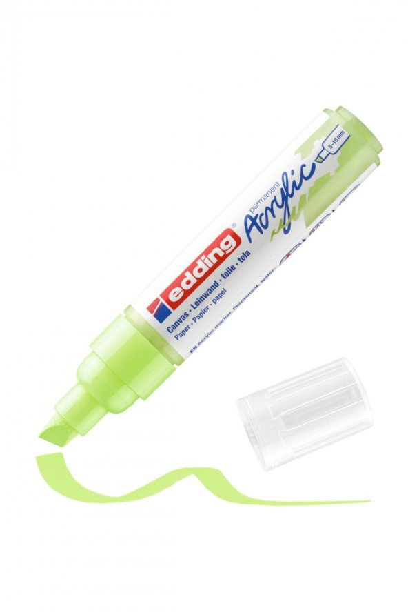Edding 5000 Kalın Uçlu Akrilik Markör - Pastel-Yeşil - 5-10 Mm’Lik Kesik Uç ürün görseli 1
