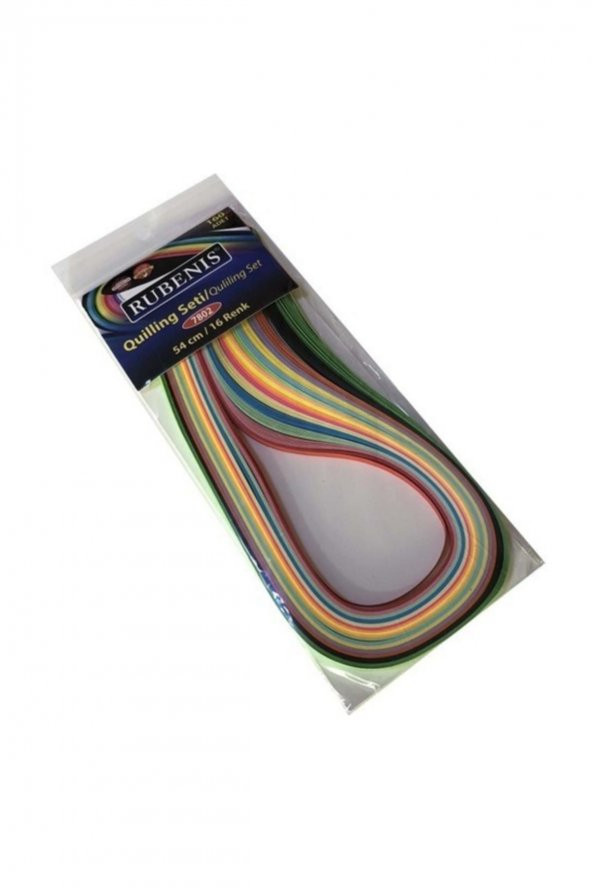Rubenis Quilling Seti 54 Cm 16 Renk 160 Adet ürün görseli 1
