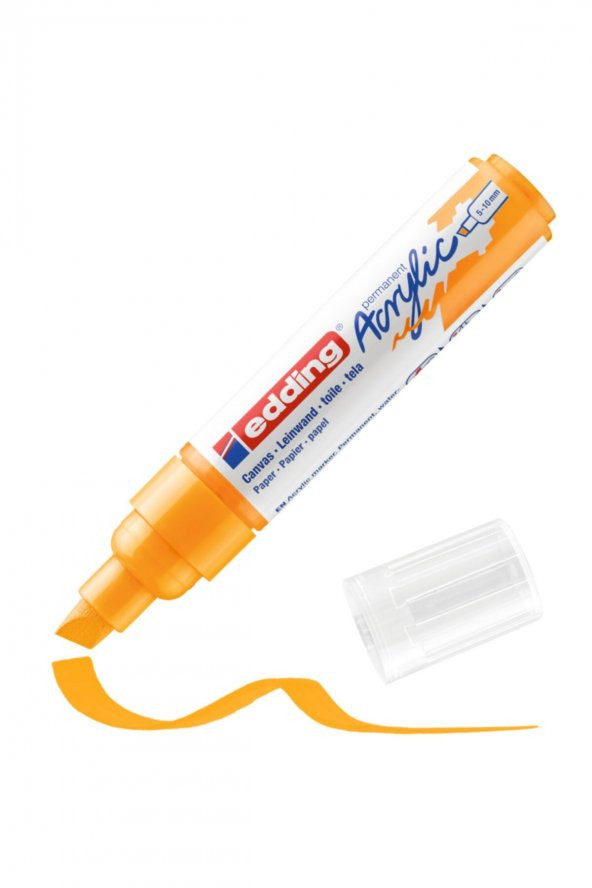 Edding 5000 Kalın Uçlu Akrilik Markör Güneş Sarısı  5-10 Mm’Lik Kesik Uç ürün görseli 1
