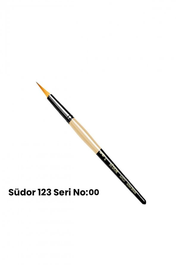 Südor 123 Seri Sentetik Yuvarlak Uçlu Fırça No 2/0 - 1