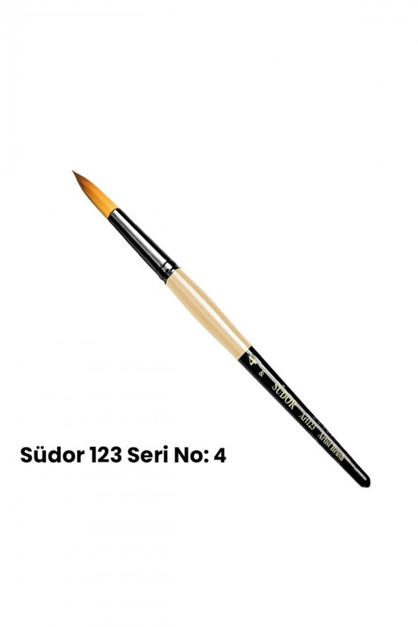 Südor 123 Seri Sentetik Yuvarlak Uçlu Fırça No 4 ürün görseli 1