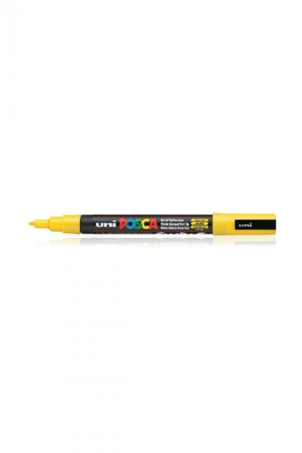 Uni Posca Pc-3m Boyama Markörü 0.9-1.3 Mm Sarı