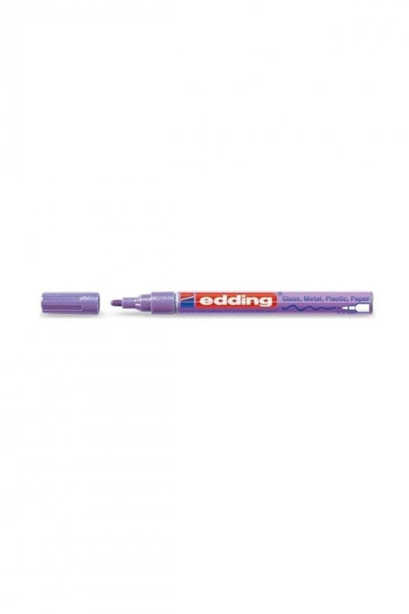 Edding 751 Boya Dekorasyon Kalemi Metalik Mor ürün görseli 1