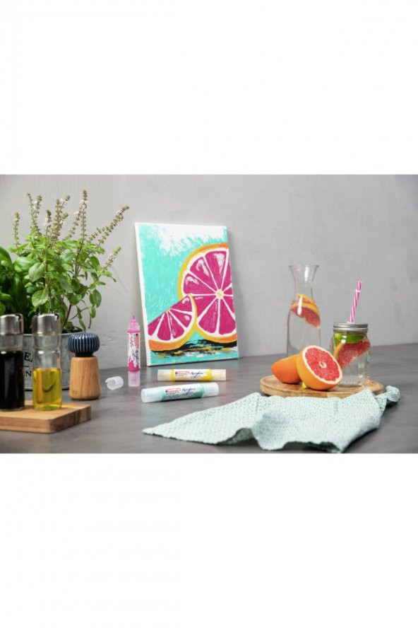 Edding 5400 Akrilik 3D Double Liner 5 Tüplü Akrilik Boya Seti (Temel) - Resim 4