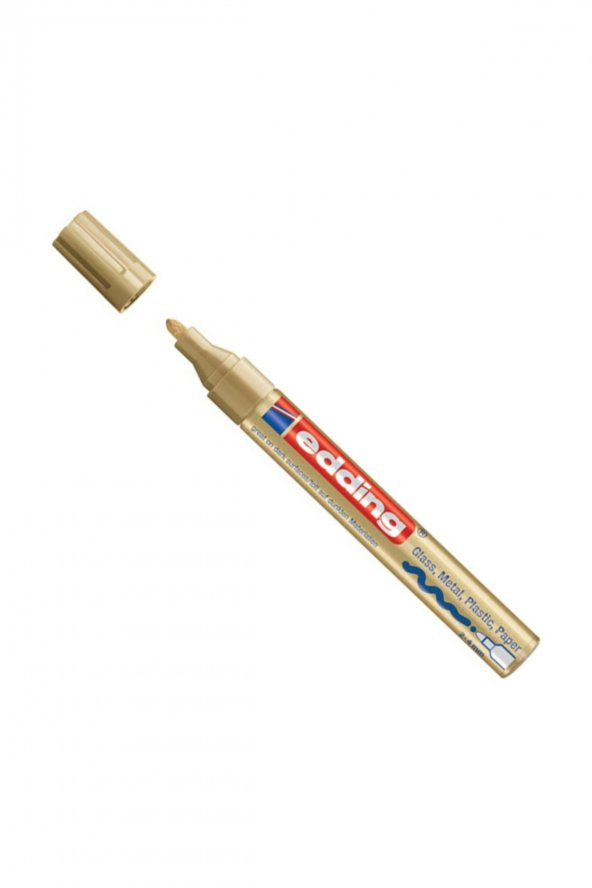 Edding Boya Dekor. Markörü 3lü Kutu Metali̇k 2-4 Mm Keçe Uç - Resim 4