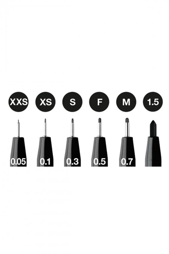 Faber Castell Pitt Artist Pen 6lı Siyah - 2