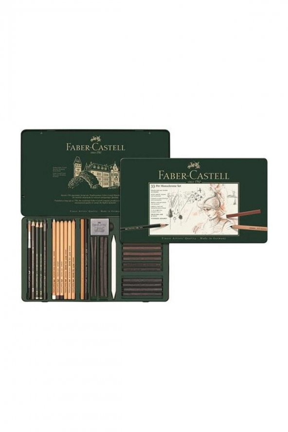 Faber Castell Pitt Monochrome Seti 33lü 5679650 112977 - 1