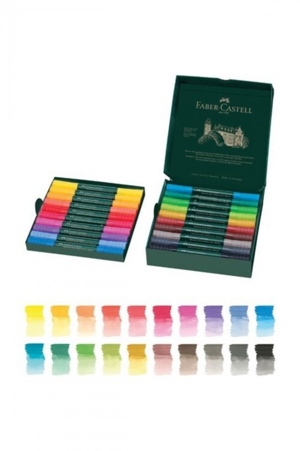 Faber-castell Albrecht Dürer Suluboya Markörü 20li - Resim 2