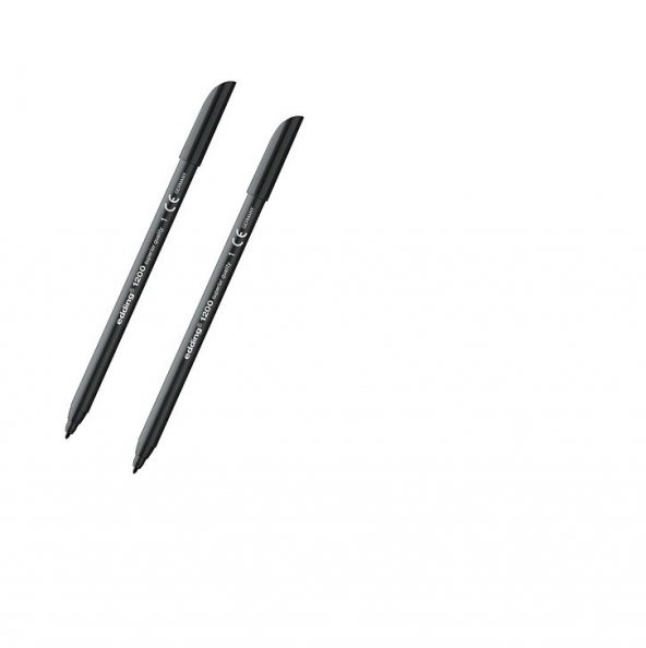 Edding 1200 Grafik Kalemi Siyah 2 Adet ürün görseli 1