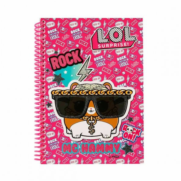 L.O.L. Sürprizli Çizgili Defter A5 80 Yaprak - 2