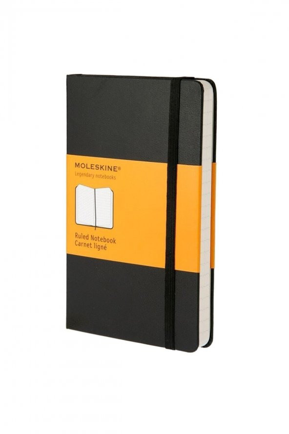 Moleskine Cep Boy Siyah Sert Kapak Defter