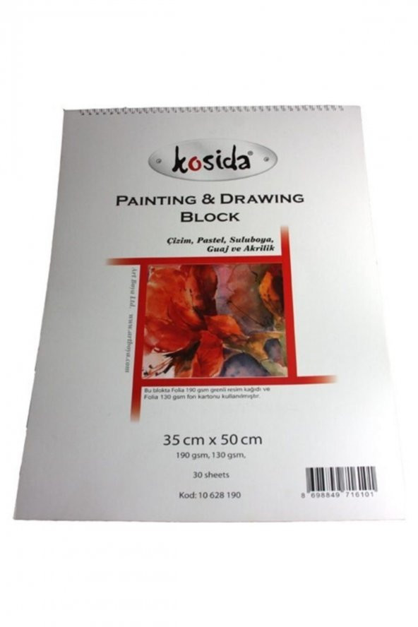 Painting Drawing Blok Resim Defteri 35x50 30 Yp. 190 ürün görseli 1
