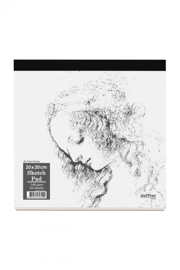 Deffter 20x20 cm Eskiz Defteri Beyaz ürün görseli 1
