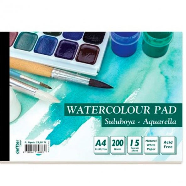 Deffter A4 Suluboya Defteri 200 Gr ürün görseli