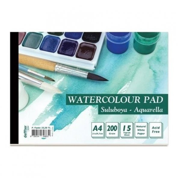 Deffter A4 Suluboya Defteri 200 Gr - Resim 3