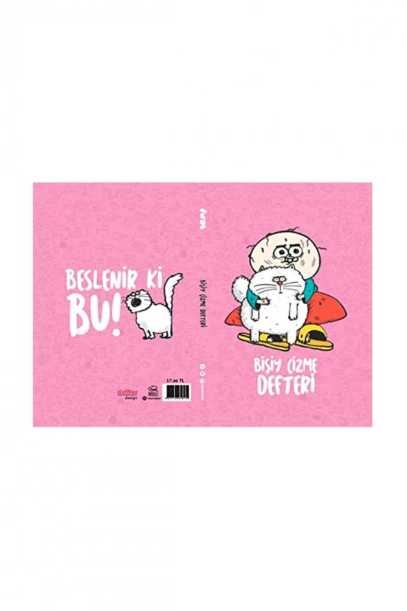Deffter Bişiy Çizme Defteri Sert Kapak Not Defter Düz 64813-9