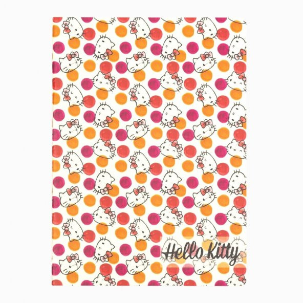Hello Kitty Trendy Çizgili Defter 60 Yaprak - Resim 2