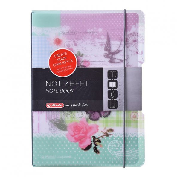 Herlitz A5 Kareli Defter Butterfly