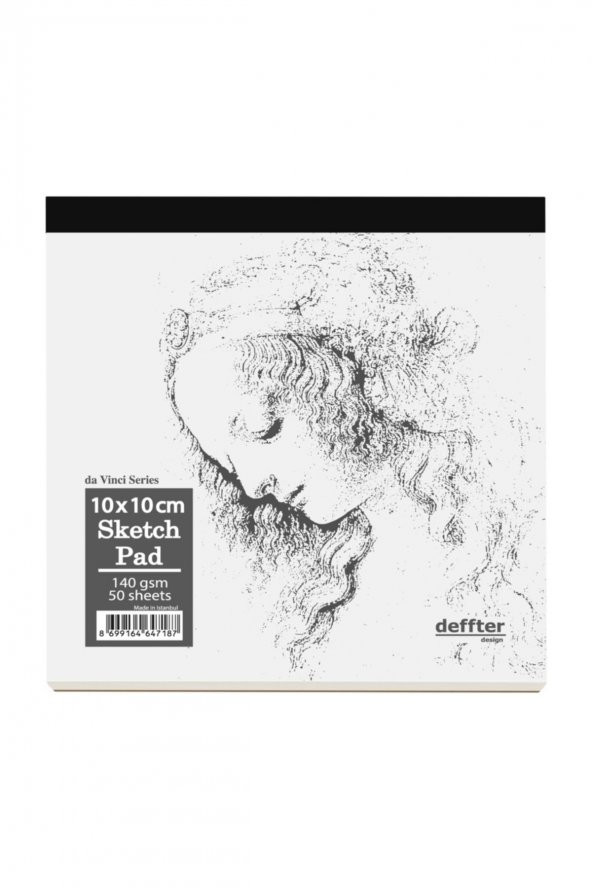 Deffter Eskiz Defteri 10 x 10 Beyaz