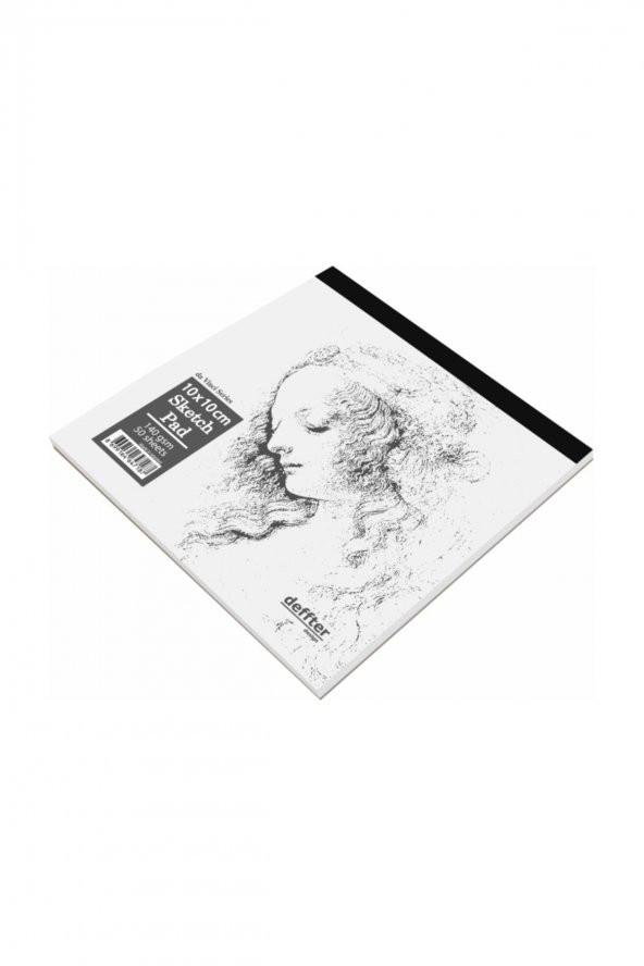 Deffter Eskiz Defteri 10 x 10 Beyaz - Resim 2