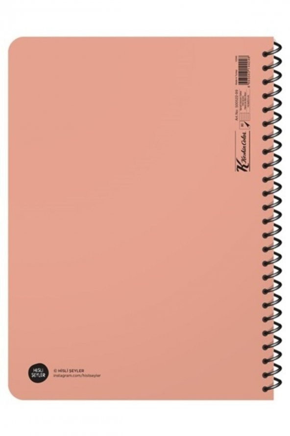 Hisli Şeyler 16.5x22.5 Kareli Defter - Hepsi De Beni Bulur - Resim 4