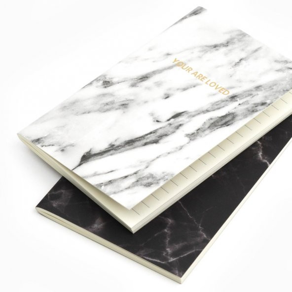Pyrus A6 2li Your Are Loved Mermer Çizgili Defter Seti - Resim 2