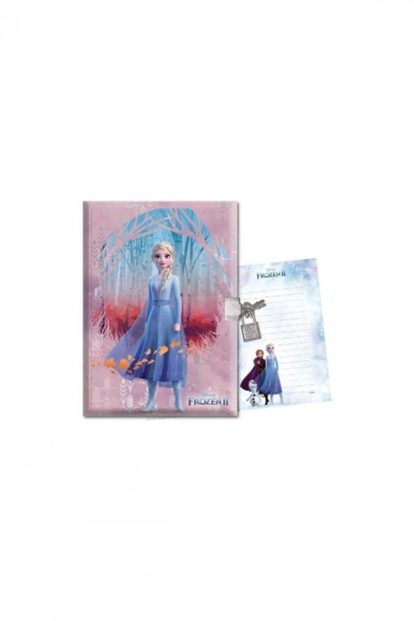 Keskin Color Hatıra Defteri Kilitli Frozen Iı 104 Yaprak 14x20cm Iki Model