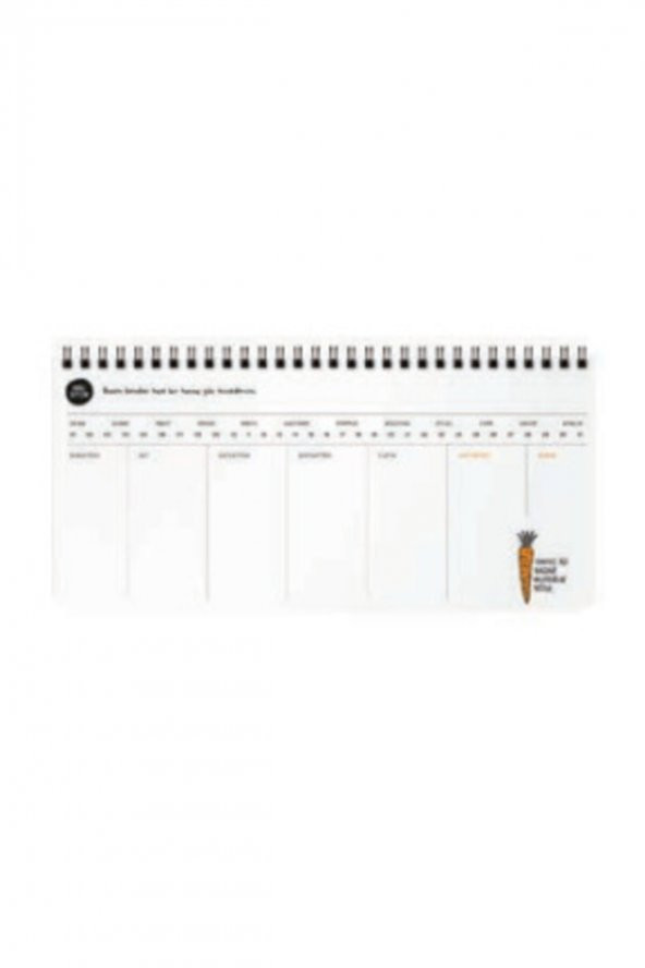Keskin Color Hisli Şeyler 13X27 Haftalık Planner - Katlandığıma Değdi - 2