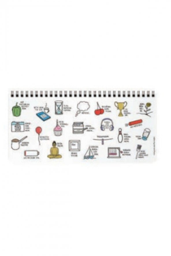 Keskin Color Hisli Şeyler 13X27 Haftalık Planner - Katlandığıma Değdi - 3