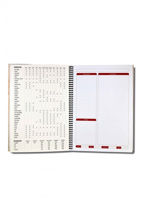 Deffter Yemek Tarif Defteri / Asparagus Defter - 3