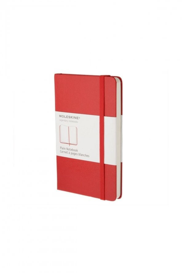 Moleskine Büyük Boy Kırmızı 240 Sayfa Düz Defter