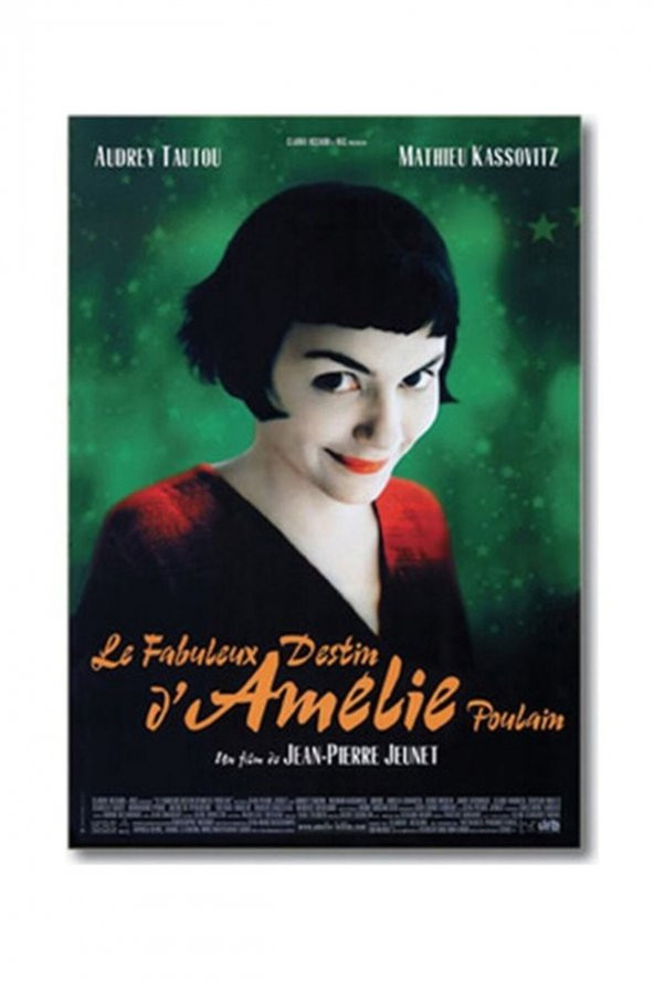 Deffter Film Afişleri Amelie Sert Kapak 14x20 Çizgili 96 Sayfa Not Defteri
