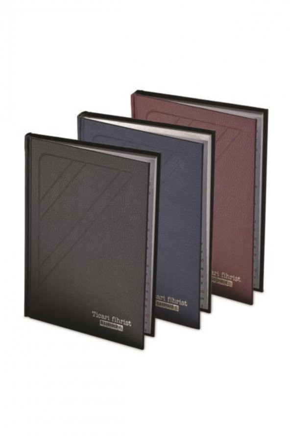 Ticari Fihrist 17x24 Cm Her Harfte 12 Yaprak