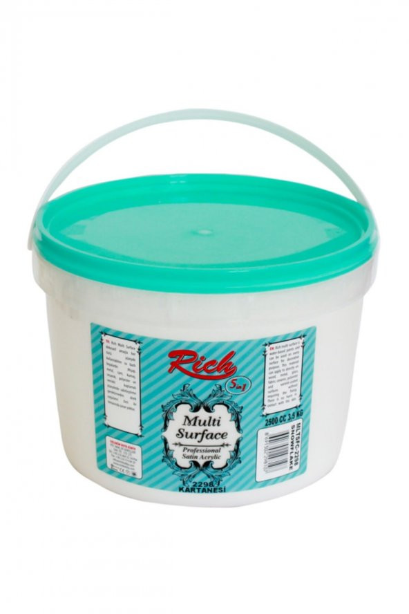 Rich Multi Surface Akrilik Boya 2500 Cc Kartanesi ürün görseli 1