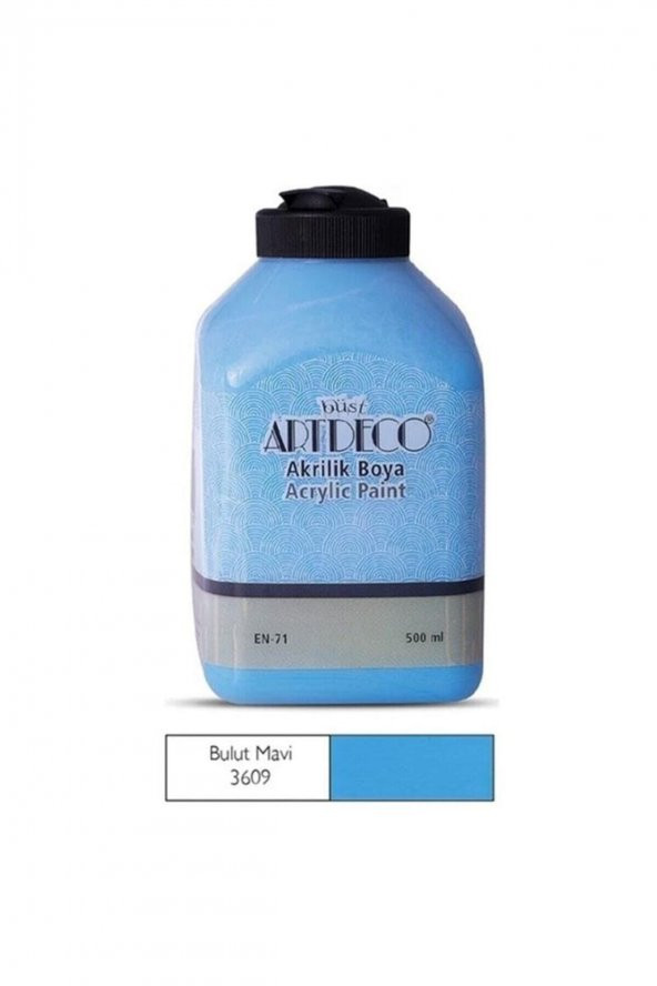 Artdeco Akrilik Boya 500 ml. 3609 Bulut Mavi ürün görseli 1