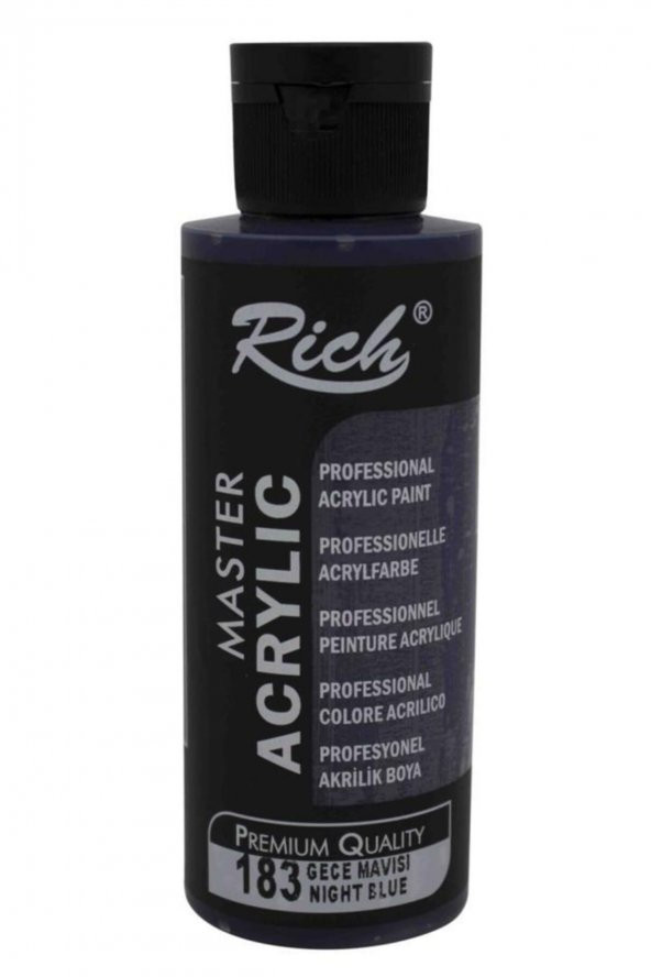 Rich Akrilik Boya 120 Cc Gece Mavisi 120-183 ürün görseli 1