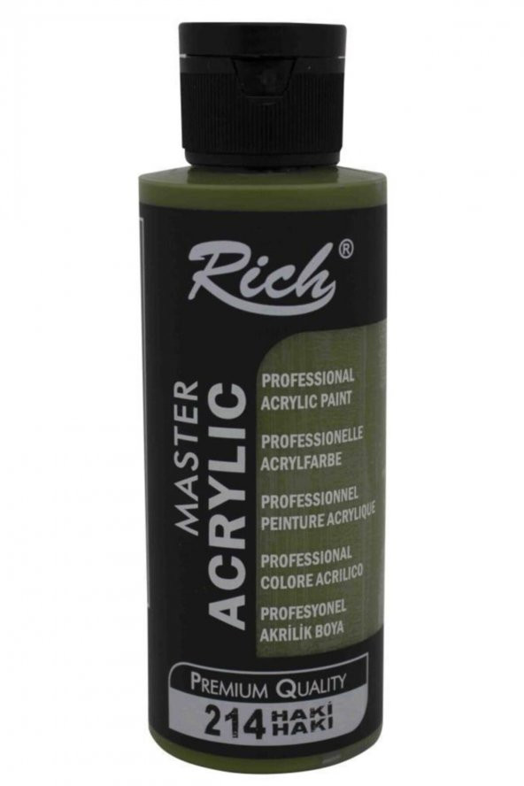 Rich Akrilik Boya 120 Cc Haki 120-214 ürün görseli 1