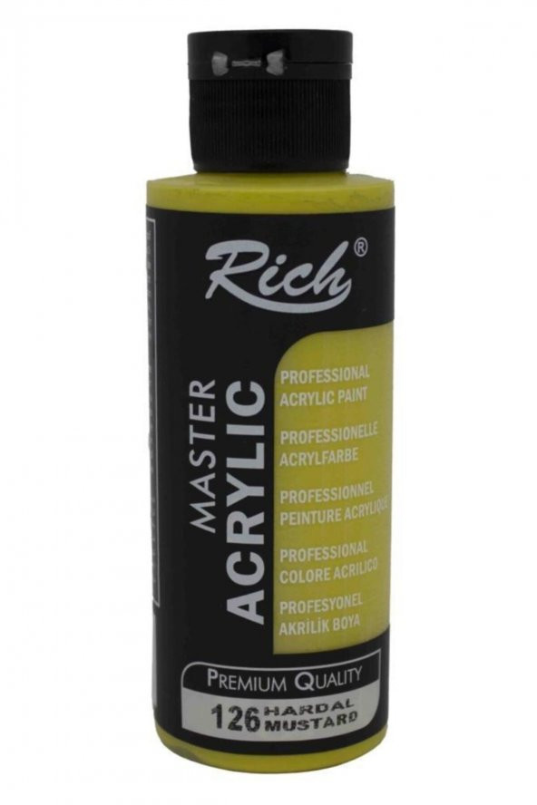 Rich Akrilik Boya 120 Cc Hardal 120-126 ürün görseli 1