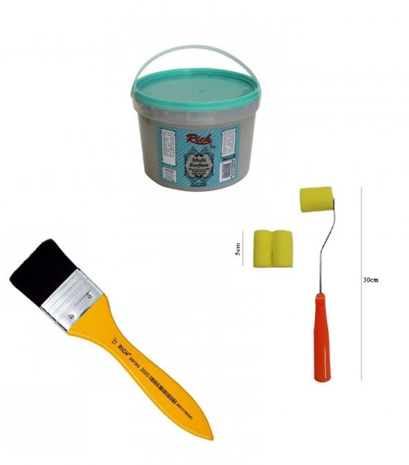 RİCH MULTİ SURFACE 2500 CC 2110 GRANİT FIRÇA SET